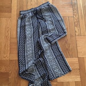 Massimo Dutti - Relaxed Floral Silk Pants